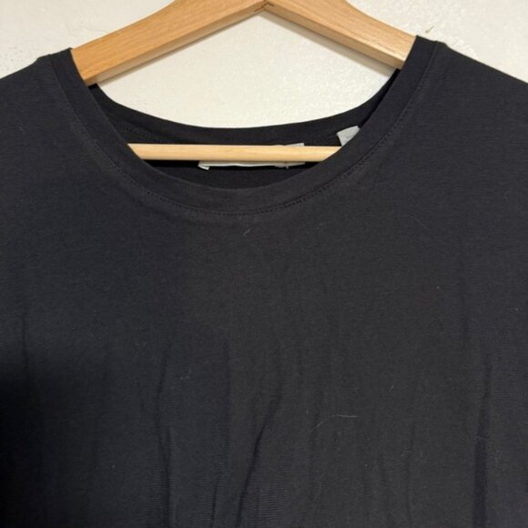 Vince Black Tie-Front T-Shirt Dress Women’s Size S - Picture 3 of 6